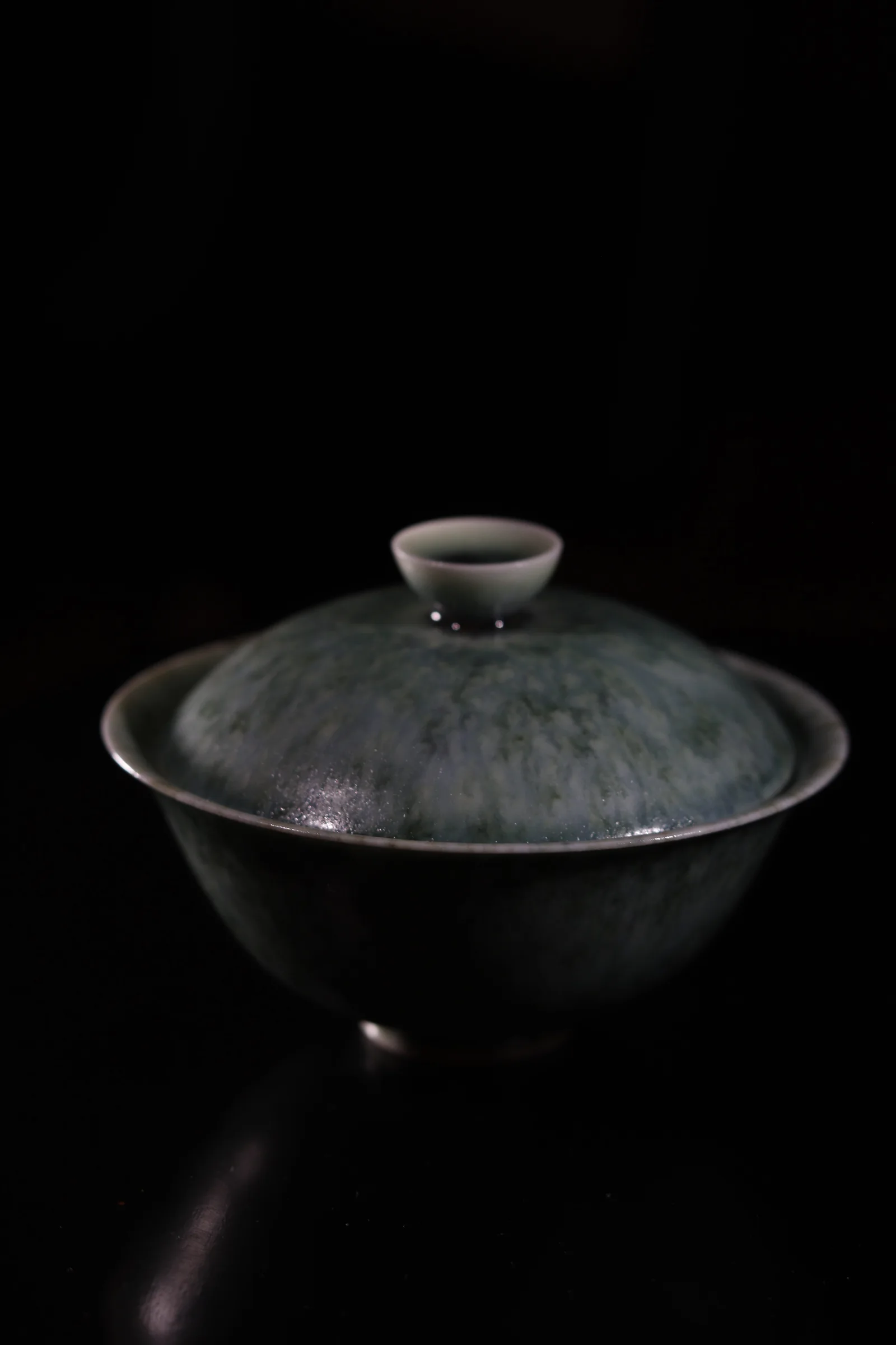 Portrait detail of the Emerald Gaiwan