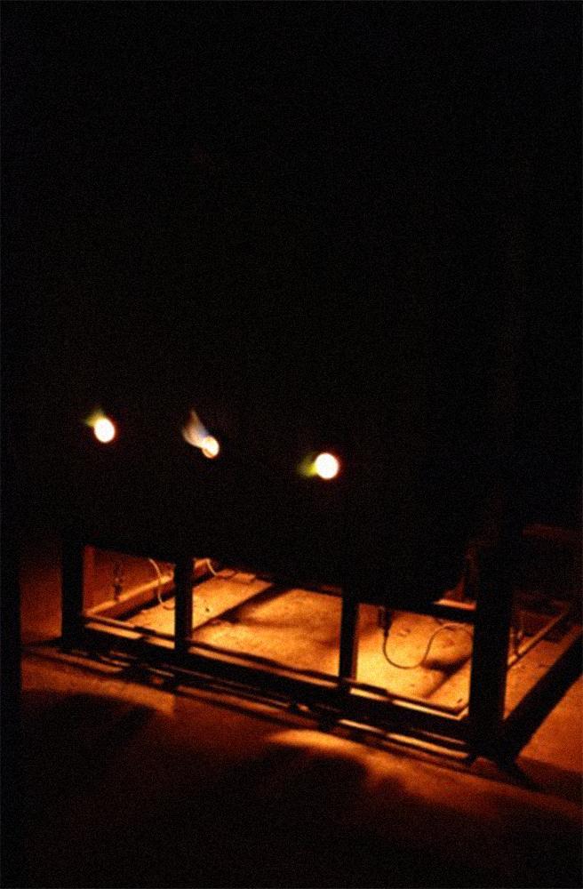 The kiln at night