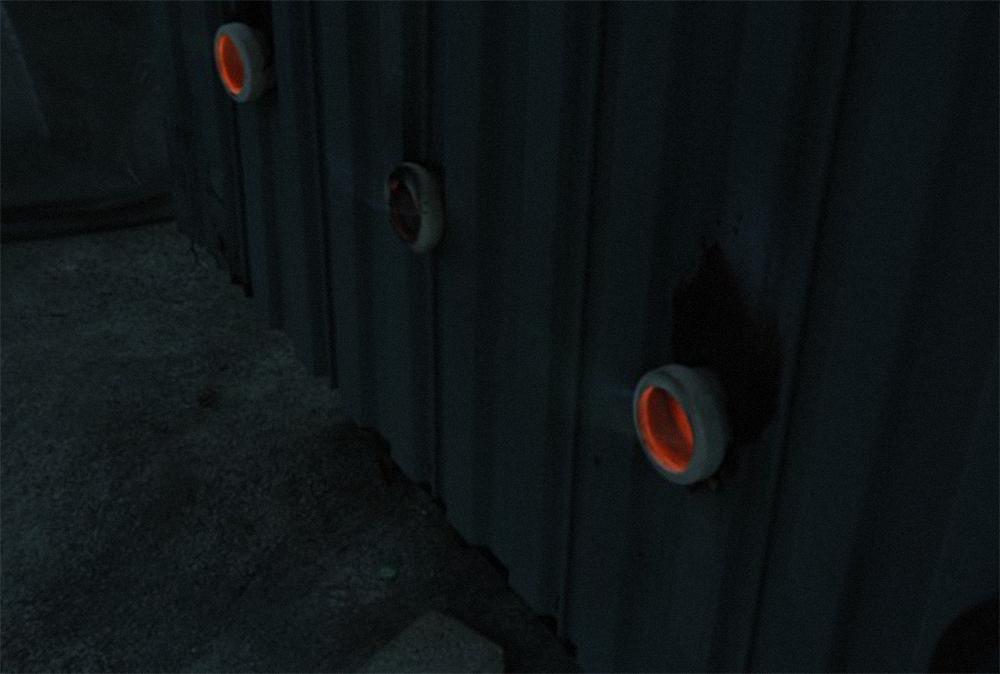 Glowing kiln openings
